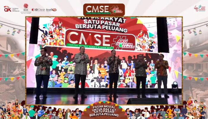Di CMSE 2025, OJK : Pasar Modal Bukan Hanya Milik Korporasi Besar