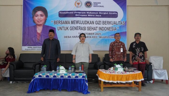 Perkuat Ketahanan Gizi, DPR RI Sosialisasikan Program MBG di Muara Enim