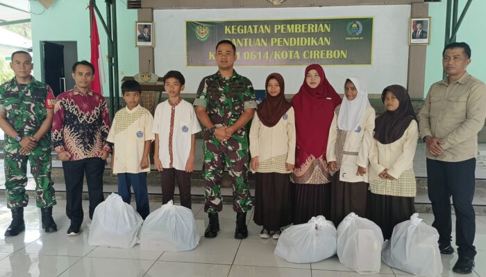 Kodim 0614 Cirebon dan Dunia Usaha Bersatu Majukan Pendidikan