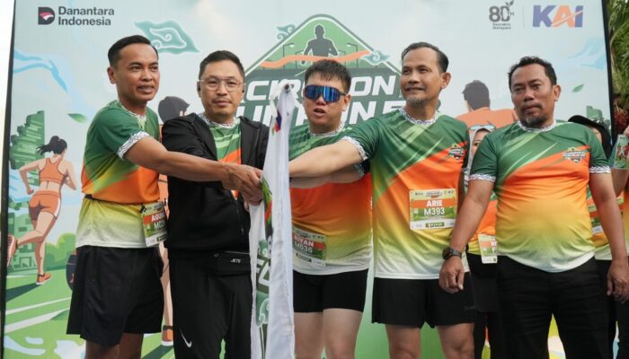 KAI Daop 3 Cirebon Gaungkan Semangat Hidup Sehat dan Go Green Lewat Fun Run 2025