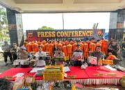 Polresta Cirebon Ungkap 24 Kasus Kriminal, 31 Tersangka Ditangkap