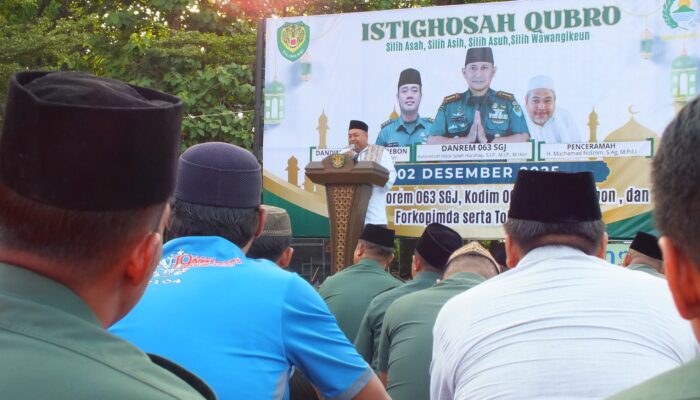 Istighosah Qubro Kodim 0614/Kota Cirebon Perkuat Sinergi TNI–Polri dan Masyarakat