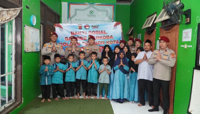 Sat Resnarkoba Cirebon Kota Berbagi di Hari Jadi Reserse ke-78