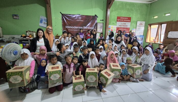 CSR Ramadan Immoderma Cirebon: 100 Paket Sembako untuk Anak Binaan