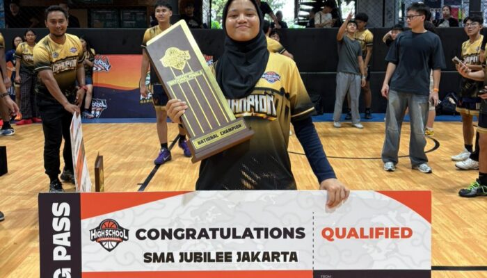 Pebasket Muda asal Cirebon Ariqa Shafa Bersinar, SMA Jubilee Jakarta Juara HSBC 2026