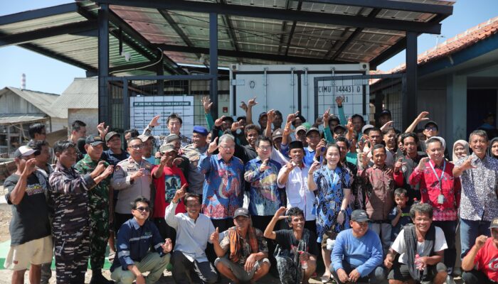 Cold Storage Canggih Bertenaga Surya Bantu Nelayan Citemu Pangkas Biaya Operasional