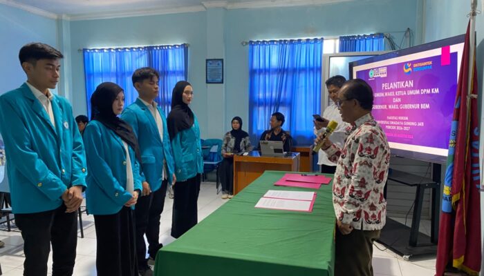 FH UGJ Cirebon Kukuhkan Pengurus Baru DPM dan BEM, Ini Program Prioritasnya